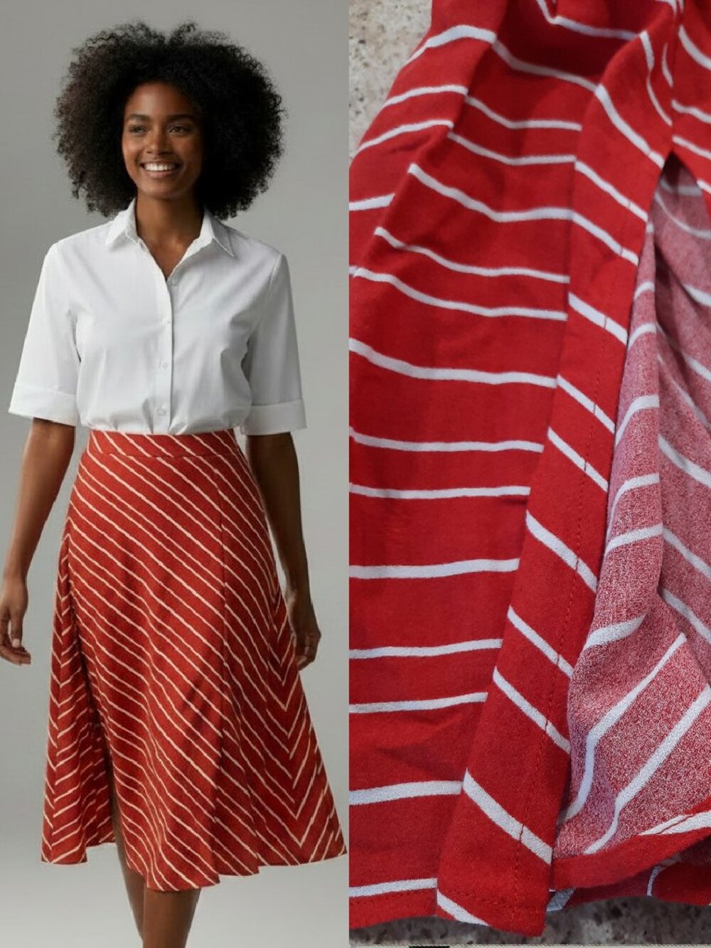 Casual midi skirt - Paris Sunday brand